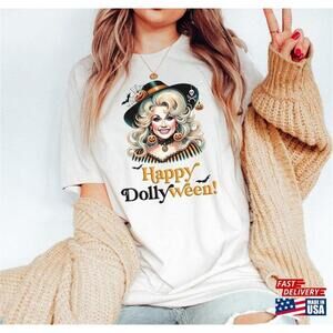 Dolly Parton Digital Download Happy Dollyween Tshirt Design Halloween Theme